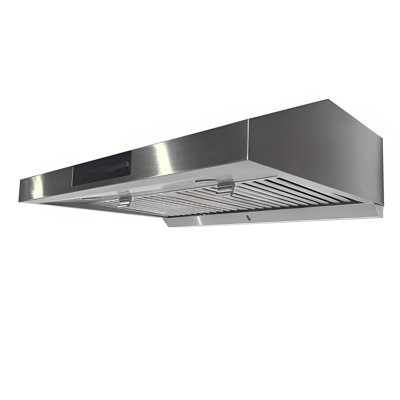 Hotte en acier inoxydable avec télécommande Crown - 800 PCM de ventilation puissante pour une cuisson efficace - commande tactile, éclairage DEL et fonctionnement silencieux - parfait pour les cuisines modernes | PRO-BF03