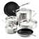 ProBond 10-Piece TITUM® Nonstick Set (1.5Qt and 3Qt Covered Saucepans, 8Qt Covered Stockpot, 3.5Qt Covered Sauté with Helper Handle, 8.5" and 11" Open Skillets)