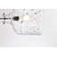 Luminaire suspendu en verre transparent huilé Daelan
