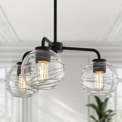 Luminaire suspendu encastré 3 lumières Tappen