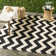 Camellia Chevron Indoor / Outdoor Area Rug