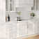 Modern Faucet Stylish Two-Handles Wall Mount with Single Hole Pot Filler
