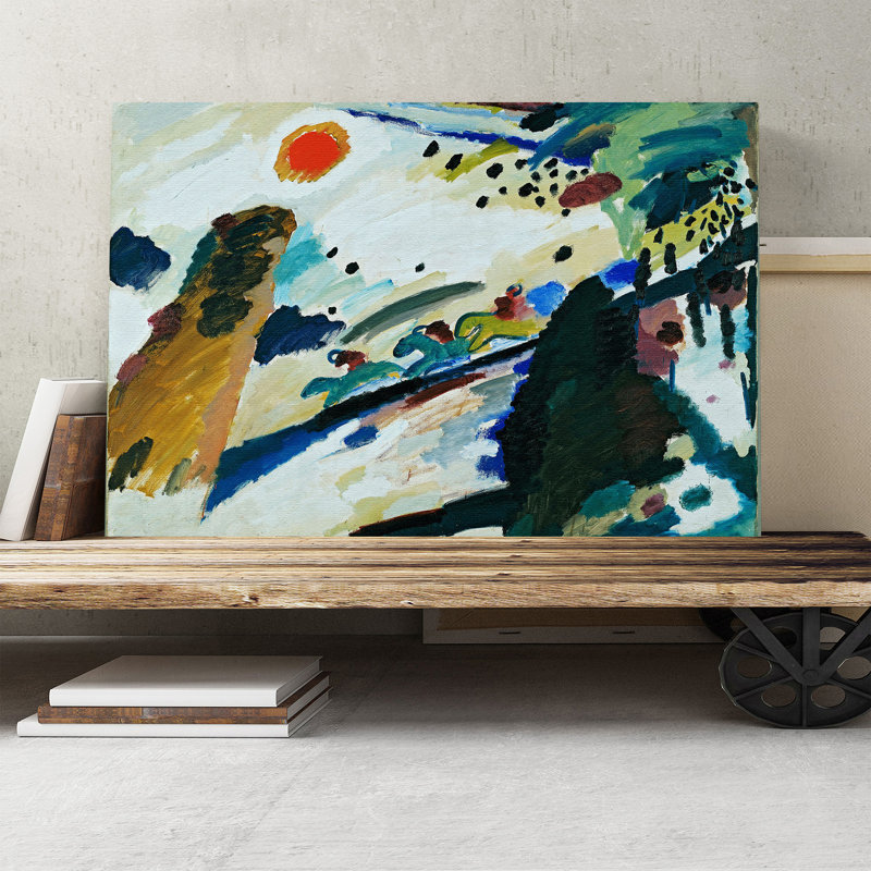 Wassily Kandinsky - Wrapped Canvas Painting, 70cm H x 100cm W