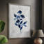 Wild Indigo I, reproduction encadrée - bois massif 47454-423472977