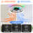 RGB Ceiling Fan With Lights, 19" Fandelier Low Profile Ceiling Fan, 3000K-6000K Dimmable & RGB Modern Flush Mount LED Ceiling Fan Light With Remote Control For Bedroom-637578339