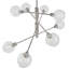 Lustre linéaire 8 lumières spoutnik modern Brawley