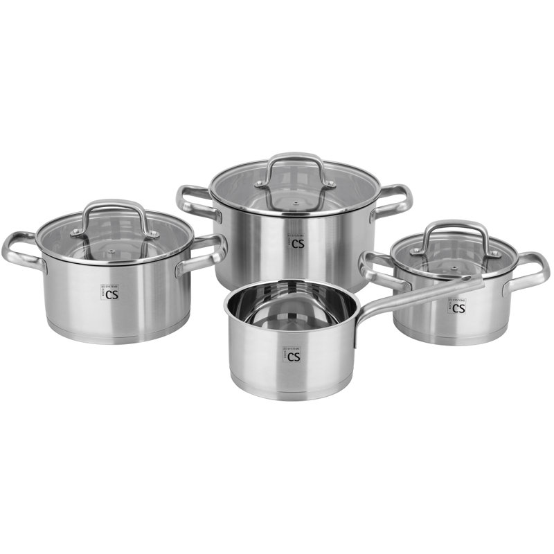 7 - Piece Stainless Steel Cookware Set