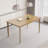 Modern Scandinavian Rectangular Wood Dining Table-295152604