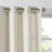 Englewood Polyester Solid Piece Dyed Grommet Top Single Curtain Panel-1985204915-1985204940