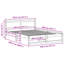 Bed Frame with Headboard Solid Pine Wood-2085284119-2085284149