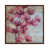 Toile avec cadre en bois brun classique