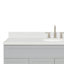 Abell 60.25'' Bathroom Vanity with Carrara Quartz Top-94003692