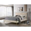Lit californien capitonné beige Mid-Century-107202539