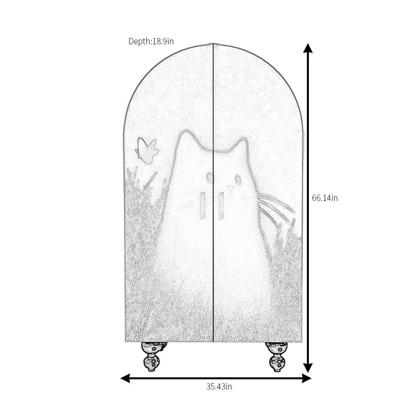 Garde-robe simple et adorable pour chaton