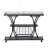 Industrial Bar Cart Kitchen Bar&Serving Cart For Home With Wheels 3 -Tier Storage Shelves