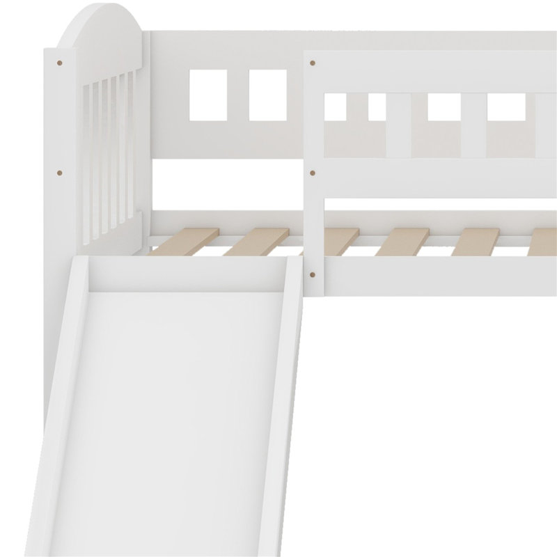 Jaevaughn Kids Twin Loft Bed, White