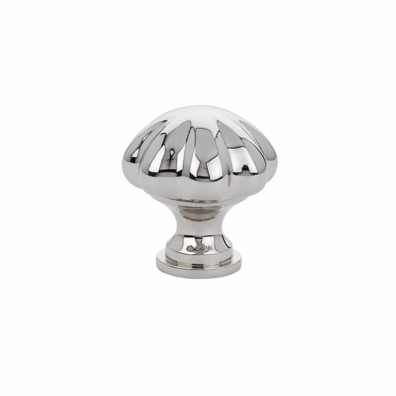 Melon Oversized 1" Novelty Knob, Polished Nickel, 1.25''