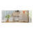 Narrow Console Table, Slim Sofa Table With Three Storage Drawers And Bottom Shelf (Beige)-1174691372