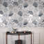 Papier peint Marlon Charcoal Hexagon Tiles