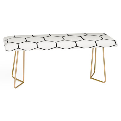 Banc recouverts de tissu d'ameublement