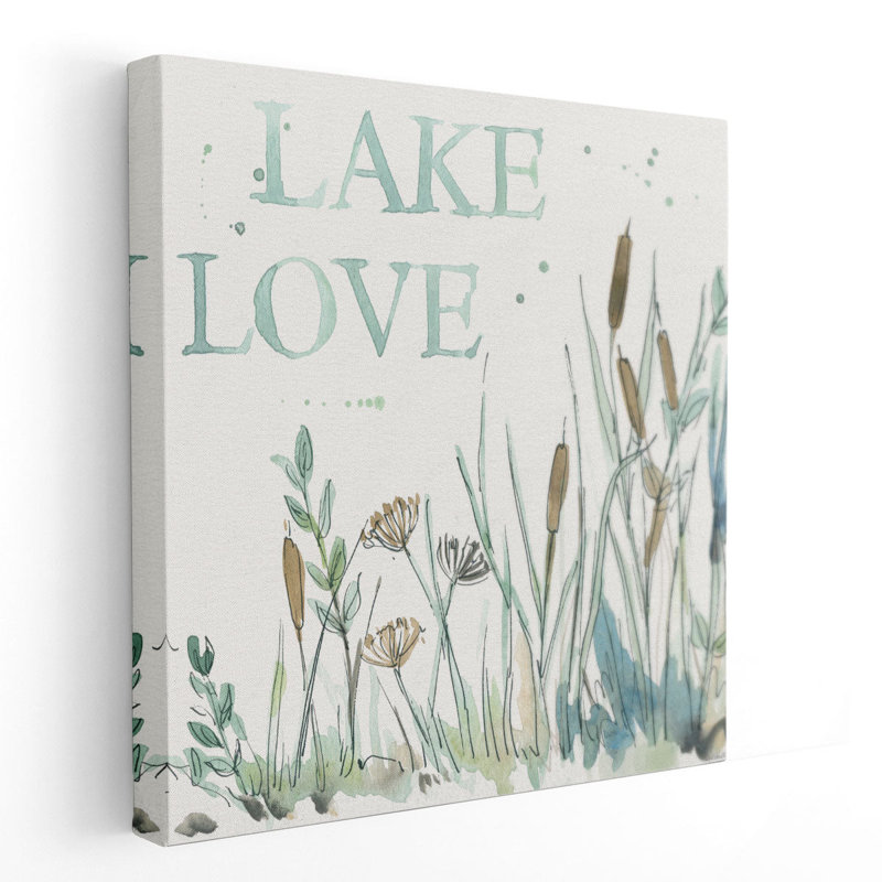 Lakehouse VI - reproduction d'art sur toile, H 12 po x l 12 po