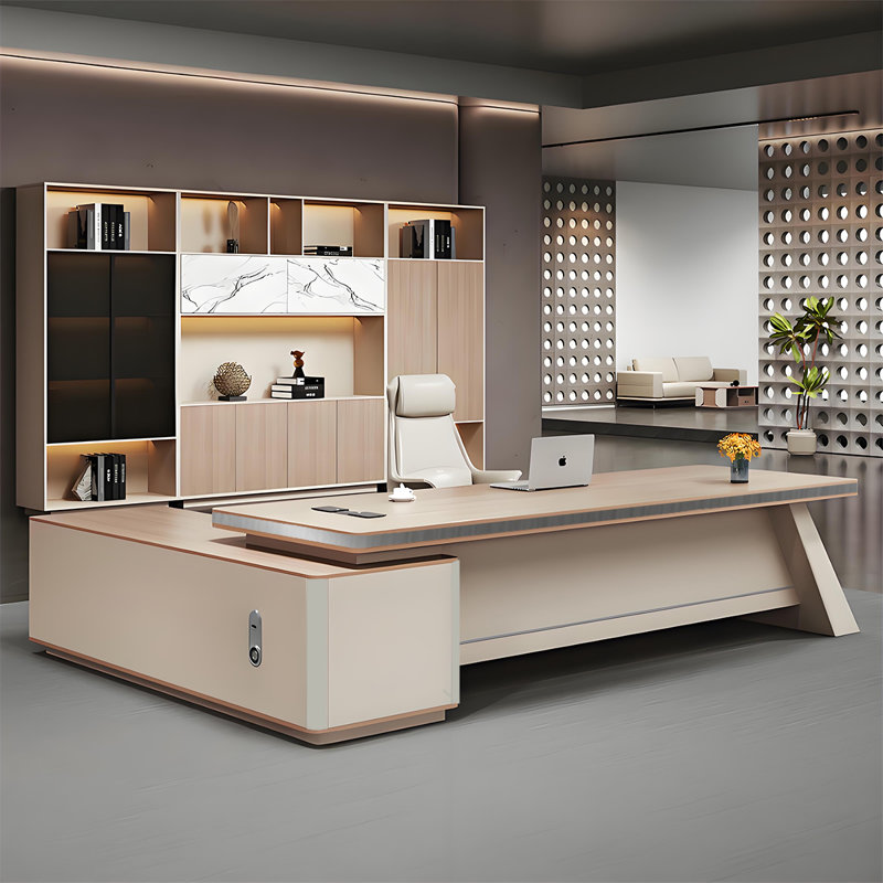 Bureau en L 70,87 po, H 29,53 po x l 70,87 po x P 62,99 po