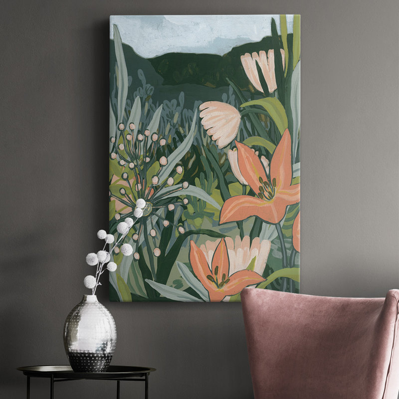 Spring Valley Blooms II " Spring Valley Blooms II ", 40" W x 60" H