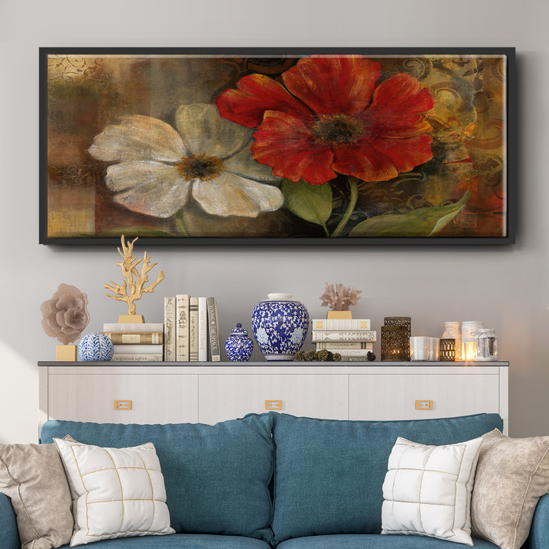 Perfect paire II - toile encadrée, 20" H x 50" W