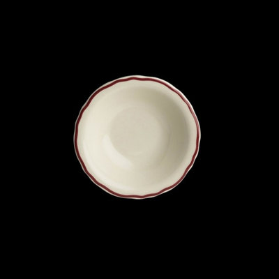 STYLELINE BLACK Rim Fruit Bowl Styleline Maroon