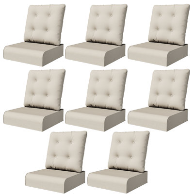 Coussins de meubles modulaires de 6 pouces Adwin, coussins de remplacement modulaires (coussins seulement)