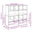 Bayah 8 Pair Stackable Shoe Rack-730905523