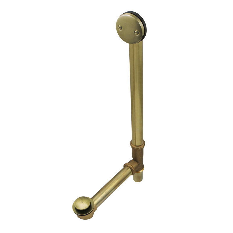 Baignoire et trop-plein Kingston Brass, Laiton antique