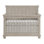 Lit de bébé convertible 4-en-1 en bois massif et manufacturé