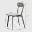 Chaise d'appoint en bois massif J Advyga-145996463
