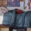 Insert de couette en duvet synthétique à motif de carrés en duvet synthétique - bleu marine, édredon toutes saisons-126171477-101518295