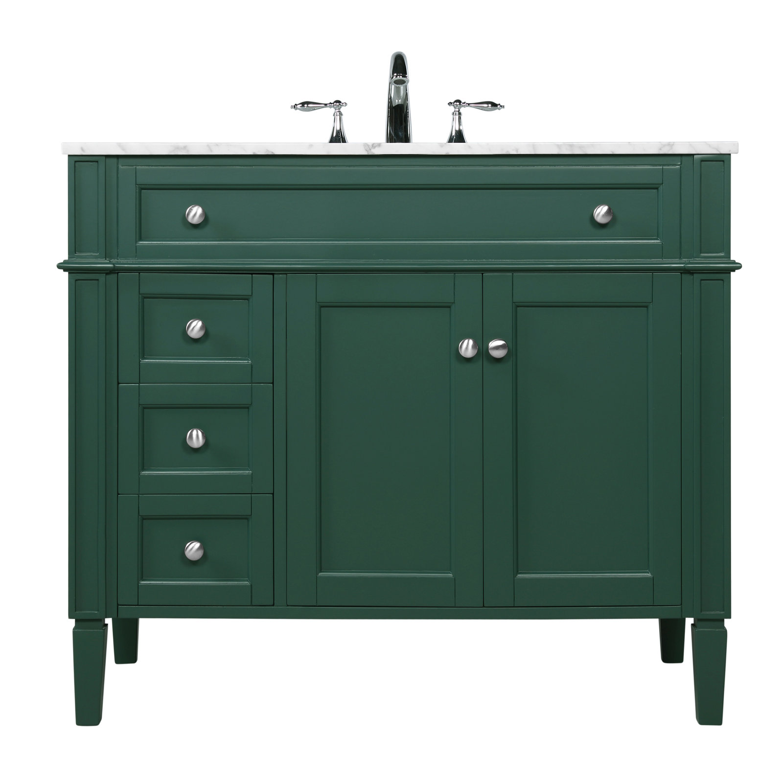 Rivers 40'' Single Bathroom Vanity, Green
