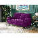 Gabrielo 58" Square Arm Sofa Loveseat