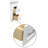 Chrisna D S R 30'' Single Bathroom Vanity Shaker Style Quartz Top Right Drawer-686626865
