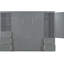 Lit avec rabat latéral gris - Maximisez votre espace de rangement pour garde-robe et tiroir pour grand lit-1231267031