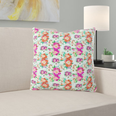 Floral Throw Pillow