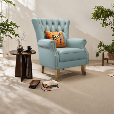Fauteuil d'appoint Luxe avec rivets