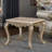Bellara Traditional  Coffee & End Table champagne-gold finish