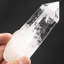 Optical Gem Quartz Crystal Point from Brazil (0.6446 lbs)