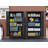 metal frame office storage cabinet with 4 adjustable shelves