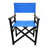 Folding Chair Wooden Director Chair Canvas Folding Chair Folding Chair 2pcs/set populus + Canvas (Color : Blue)-1825400437