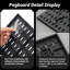 Pegboard, 6 PCS 30"×30" Metal Peg Board Panels Modular Wall Organizer Kit