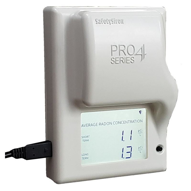 Détecteur de gaz de radon électronique Pro4 Series