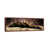 Classic Brown Wood Floater Framed
