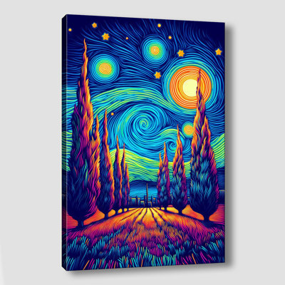 Peinture décorative sur toile