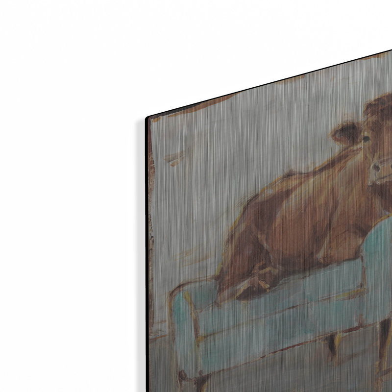 «Moo-ving In IV» par Ethan Harper, H 12 po x l 12 po
